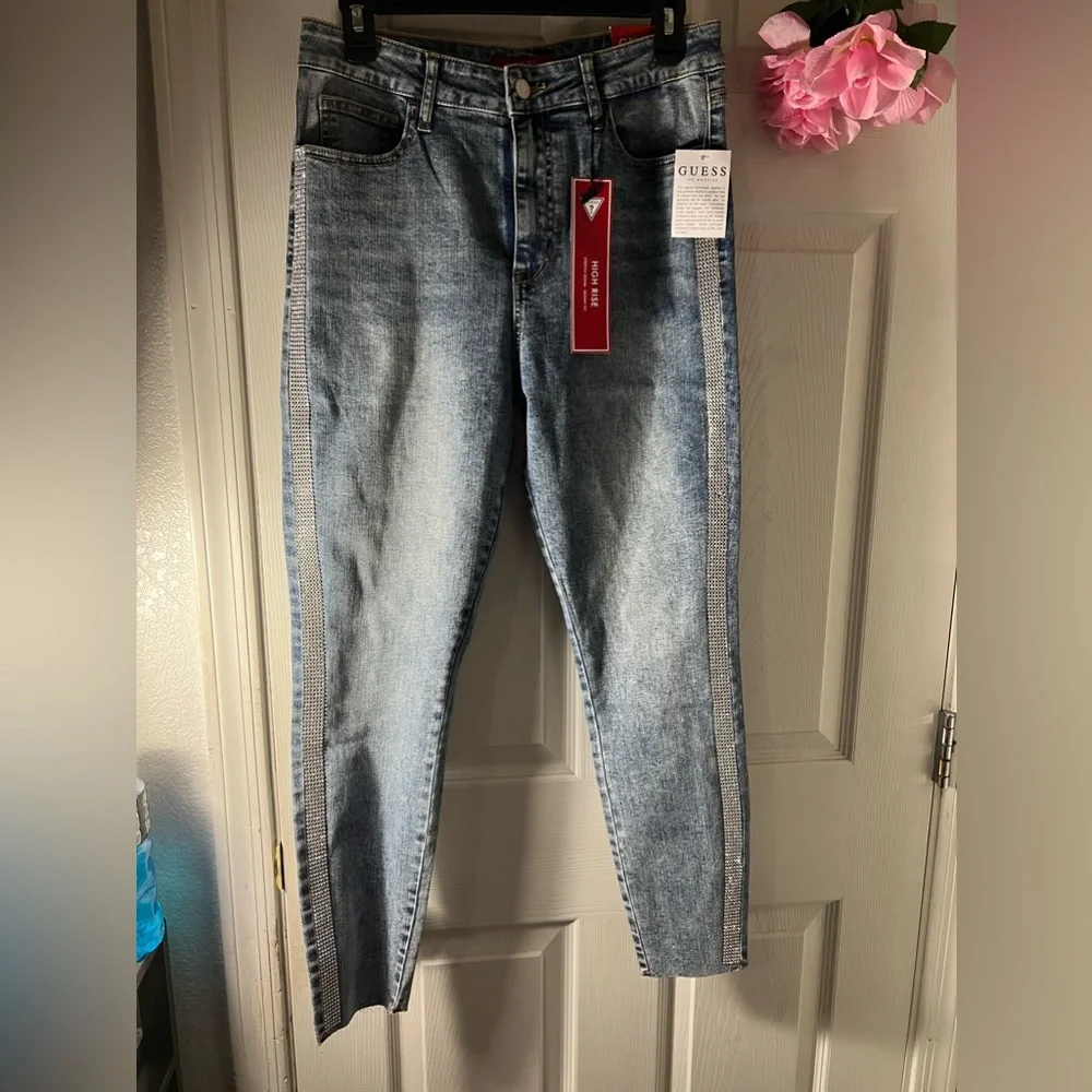 Guess Blue embell denim jeans - Picture 1 of 5